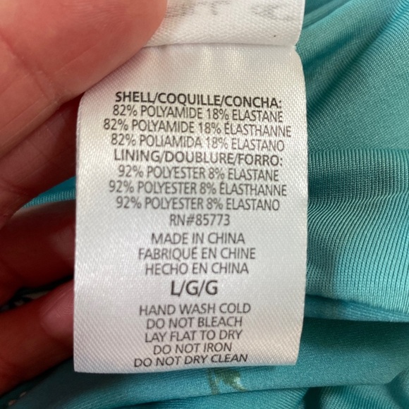 O’Neill swim bikini bottoms large chan floral full coverage NWT - Picture 9 of 9